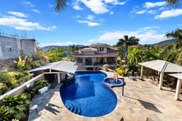 villa with a pool